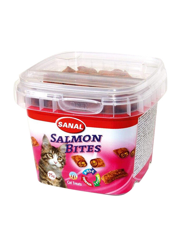 

Sanal Salmon Bites Cat Dry Food, 75g
