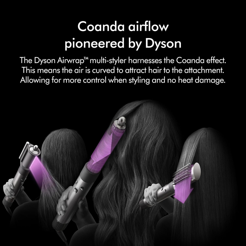 Dyson Airwrap Complete Long HS05 Multi Hair Styler, 1300W, Nickel/Copper