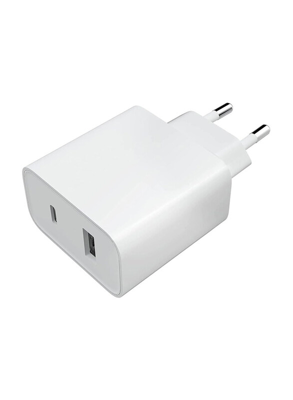 

Xiaomi Mi Travel Wall Charger, USB-A / USB-C 33W PD, White