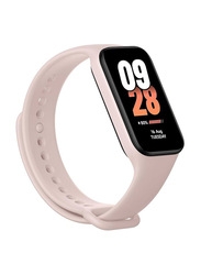 Xiaomi 8 Active Vibrant Smart Band, 1.47-inch TFT Display, 9.99mm Ultra-Slim Body, 5 ATM Water Resistant, 14 Days Battery Life, GPS, 100+ Workout Mode, Pink