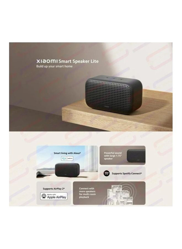 Xiaomi Smart Speaker Lite with built in Alex Bluetooth, Wi-Fi, Black