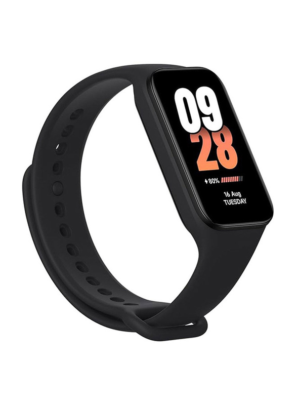 Xiaomi 8 Active Vibrant Smart Band, 1.47-inch TFT Display, 9.99mm Ultra-Slim Body, 5 ATM Water Resistant, 14 Days Battery Life, GPS, 100+ Workout Mode, Black