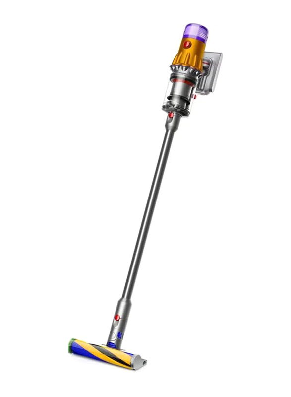 Dyson V12 Detect Slim Absolute Cordless Vacuum Cleaner, 545W, Sprayed Yellow/Iron/Nickel