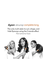 Dyson Airwrap Complete Long HS05 Multi Hair Styler, 1300W, Nickel/Copper