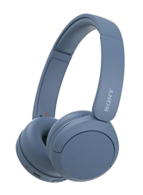 

Sony Wireless Bluetooth Over-Ear With Mic Headphone, Wh-Ch520, Blue