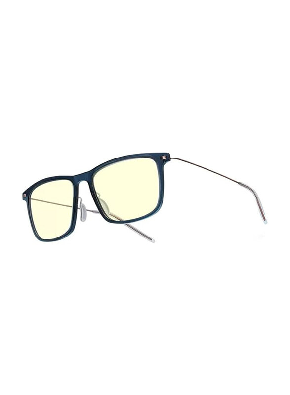 

Xiaomi Mi Full-Rim Rectangle Blue Computer Glasses Pro Unisex, Light Yellow Lens, HMJ02TS, 52/17/148