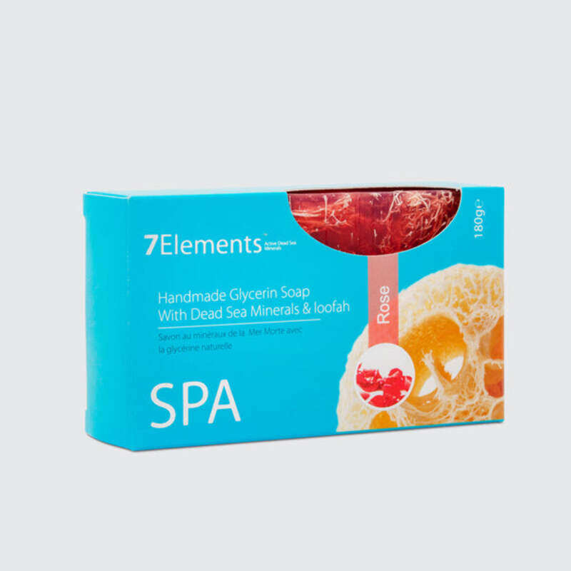 

7Elements Dead Sea Glycerin Soap 180g. (Clear - Rose).