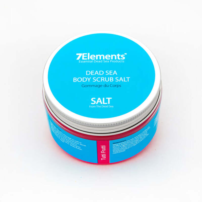 7Elements Dead Sea Body Scrub Salt 300g. (Tutti Frutti).