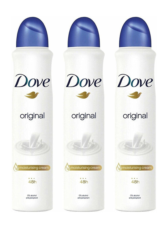 

Dove Original Anti-Perspirant Deodorant Spray, 3 x 250ml