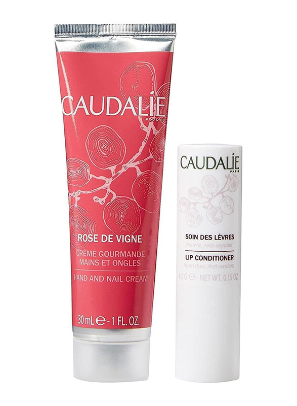 

Caudalie Lip Stick Labial & Rose De Vignes Hand & Nail Cream, 4.5gm + 30ml, 2 Pieces