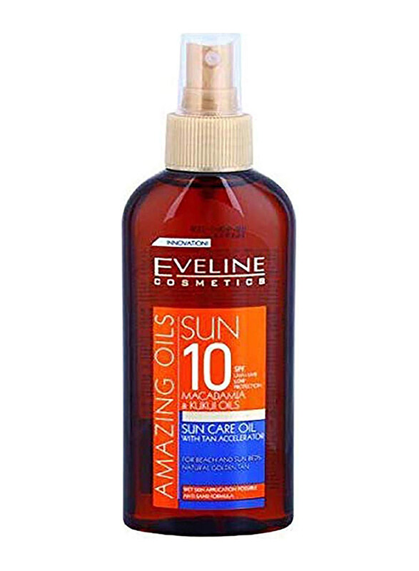 

Eveline Amazing Oils Sun Care Oil with Tan Accelerator SPF10, 150ml