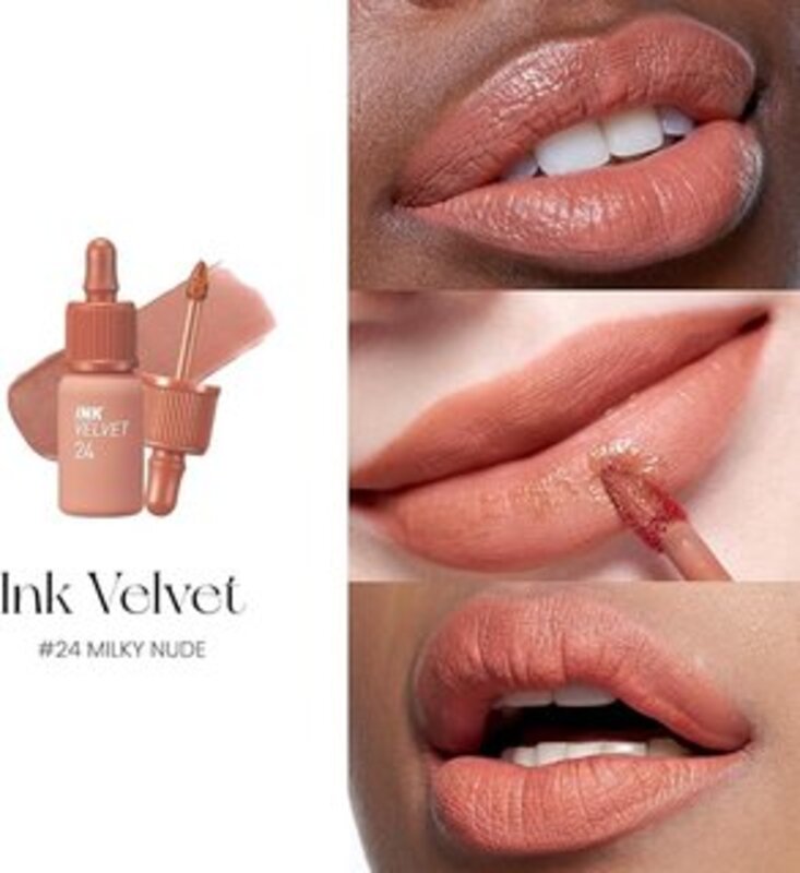 PERIPERA Ink the Velvet Liptint 4g NUDE BREW COLLECTION 24 MILKY NUDE