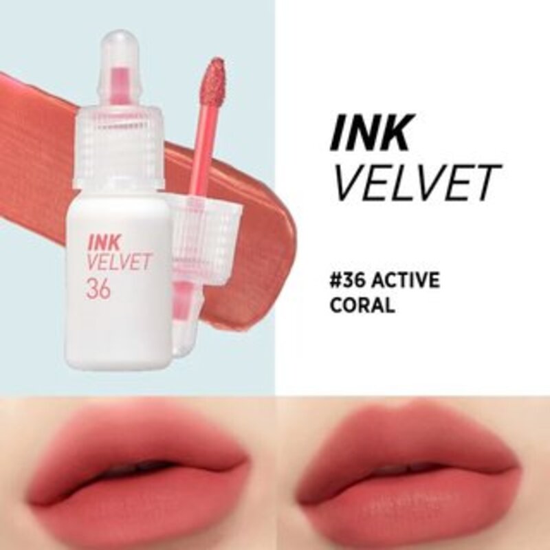 

PERIPERA Ink the Velvet Liptint 4g WEATHER COLLECTION 36 ACTIVE CORAL