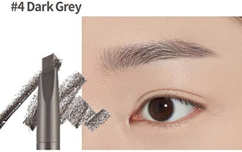 Etude House Drawing Eyebrow 4 Dark Gray, Grey., 1 Count (Pack of 1)