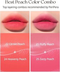 PERIPERA Ink Airy Velvet Peaches Collection 22 CENTER PEACH