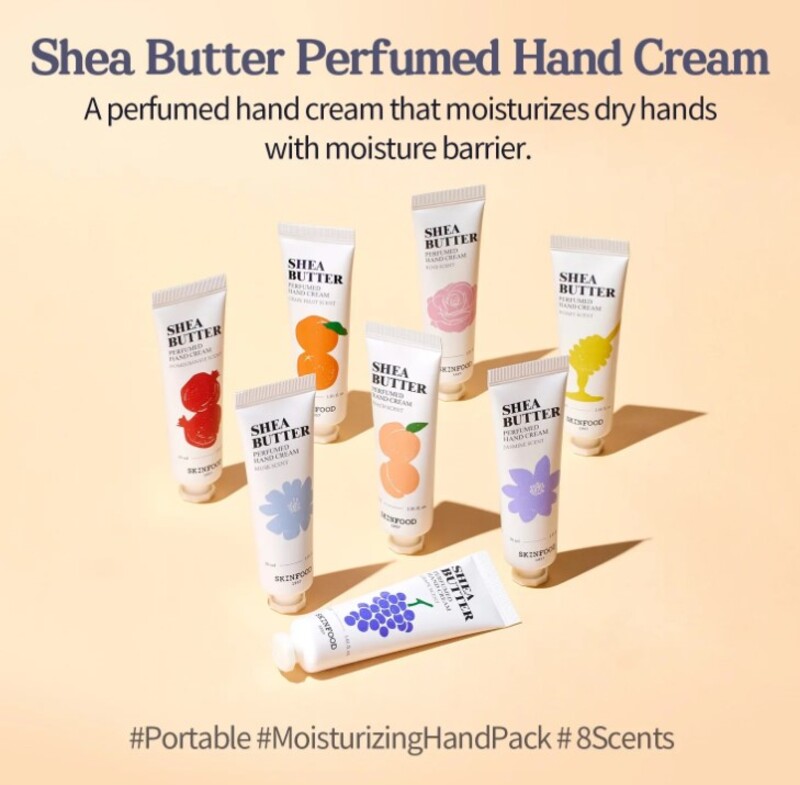 SKINFOOD Shea Butter Perfumed Hand Cream 30ml #GRAPE FRUIT