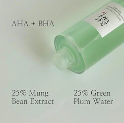 BEAUTY OF JOSEON Green Plum Refreshing Toner AHA BHA 150ml