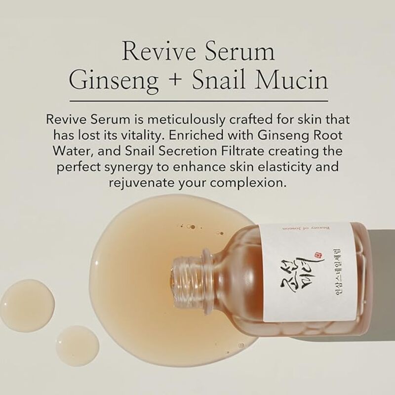 BEAUTY OF JOSEON Revive Serum Ginseng and Snail Mucin 30ml