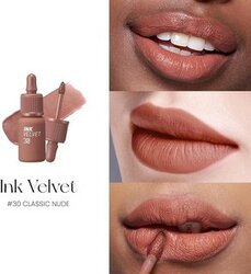 PERIPERA Ink the Velvet Liptint 4g NUDE BREW COLLECTION 30 CLASSIC NUDE