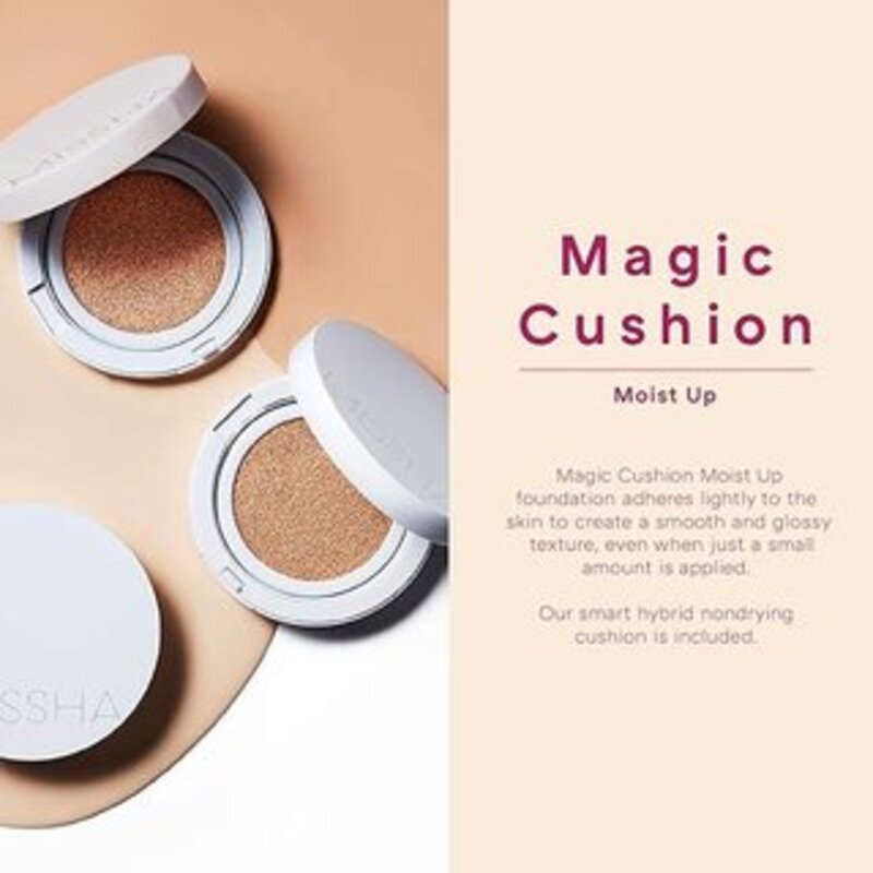 MISSHA Magic Cushion Moist Up SPF50+ PA+++ 15g, 1pc #21 NEUTRAL LIGHT BEIGE