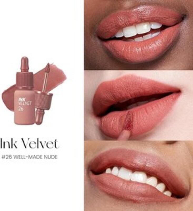 PERIPERA Ink the Velvet Liptint 4g NUDE BREW COLLECTION 26 WELL-MADE NUDE