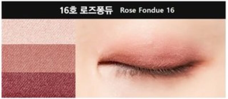 MISSHA Triple Shadow 2g 16 ROSE FONDUE