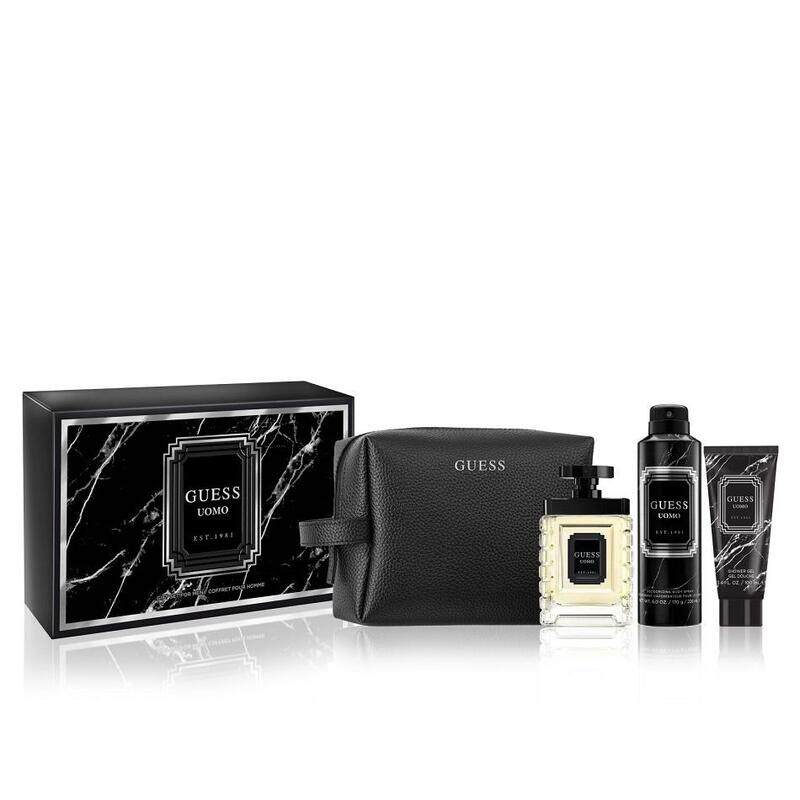 

GUESS UOMO SET EDT Perfume 100ML+SG100ML+DEO170ML+POUCH