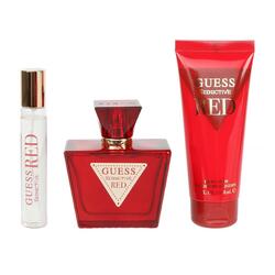 GUESS SEDUCTIVE RED SET EDT 75 ML+ EDT 15ML+ B/L 100ML+ POUCH