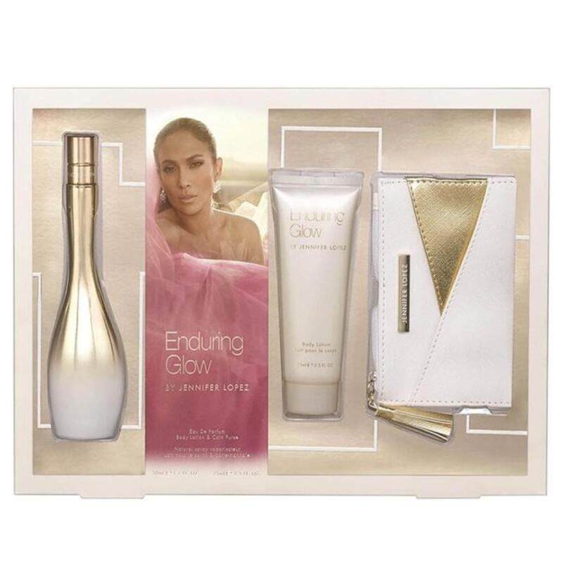 

JENNIFER LOPEZ ENDURING GLOW SET EDP Perfume 100ML+B/L75ML+POUCH