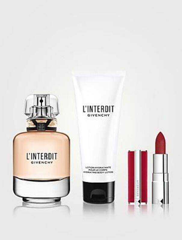 

GIVENCHY L'INTERDIT SET EDP Perfume 80ML+B/L 75ML+ROUGE 1.5 G