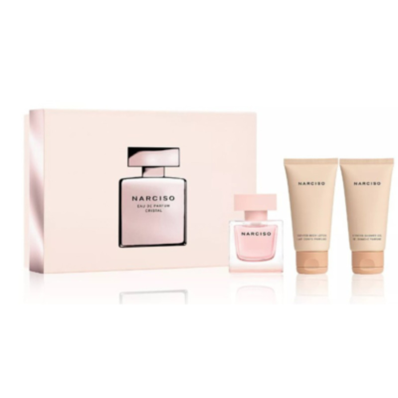 NARCISO RODRIGUEZ CRISTAL (L) SET EDP 50ML+B/L 50ML+S/G 50ML