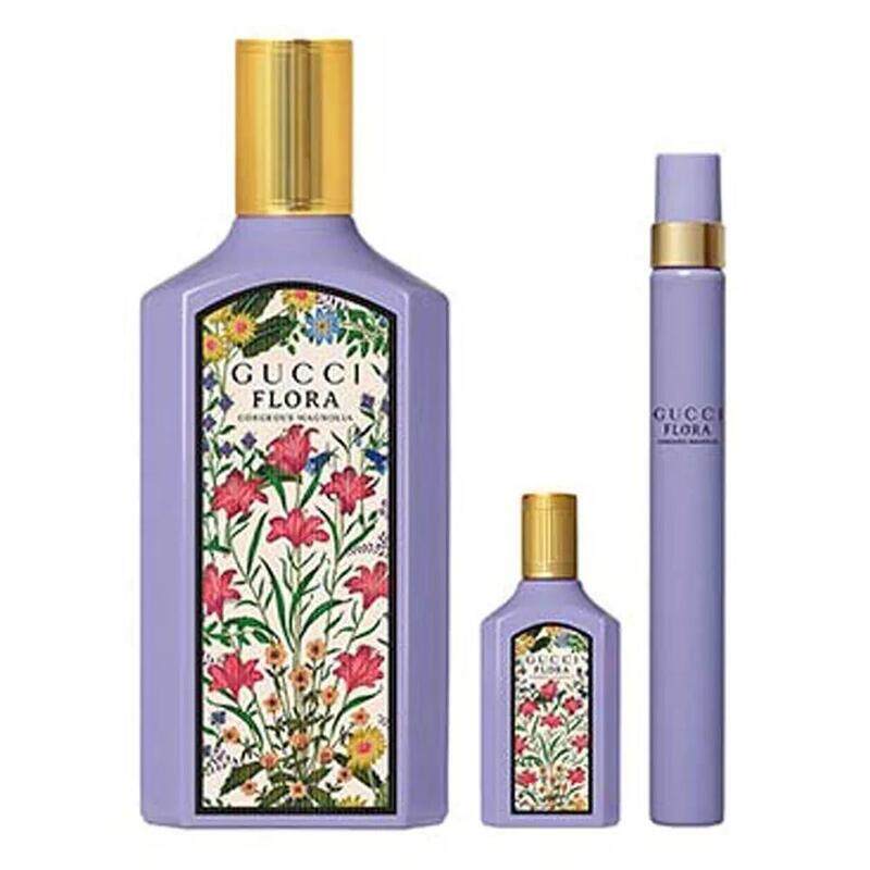 

GUCCI FLORA GORGEOUS MAGNOLIA SET EDP Perfume 100ML+5ML+ROLLERBALL7.5ML