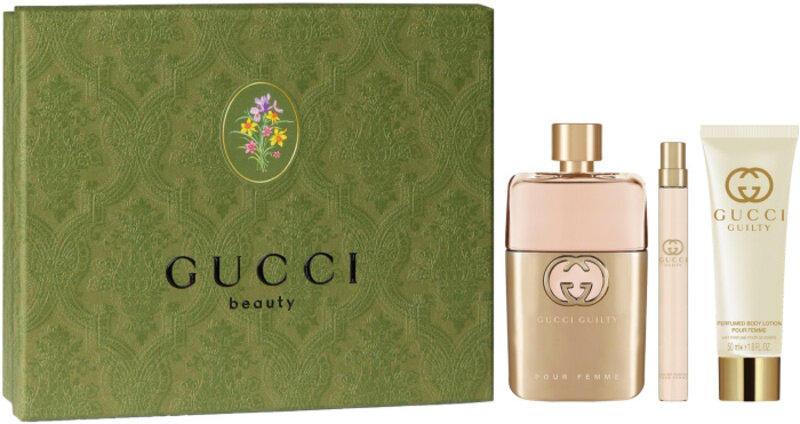 

GUCCI GUILTY SET EDP Perfume 90ML + EDP Perfume 10ML + B/L 50ML