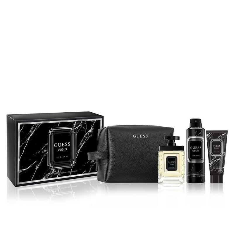 GUESS UOMO SET EDT 100ML+SG100ML+DEO170ML+POUCH