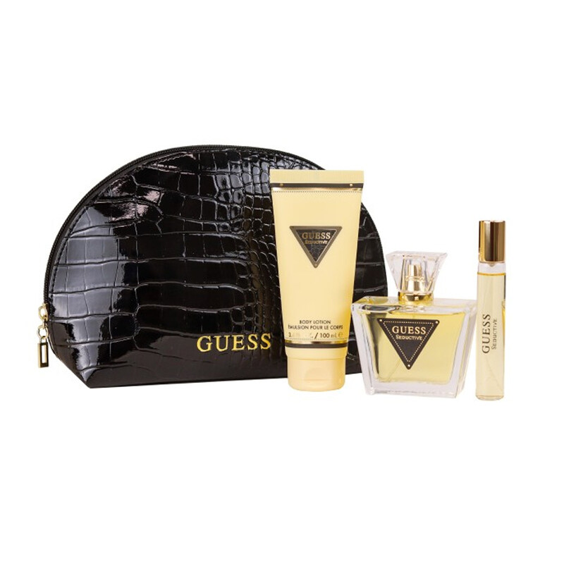 

GUESS SEDUCTIVE SET EDT Perfume 75ML +15ML +BL 100ML + POUCH