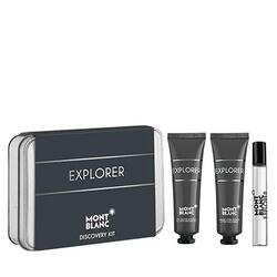 MONT BLANC EXPLORER (M) EDP 7.5ML+SG 30ML+ASB 30ML DISCOVERY KIT SET