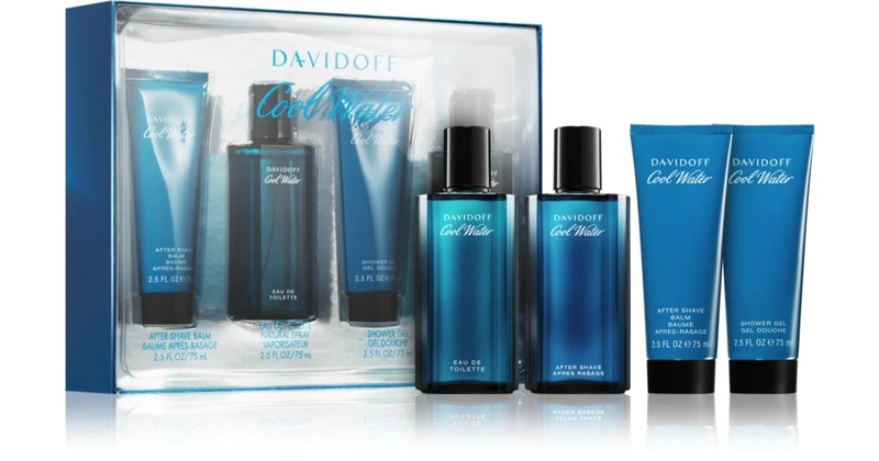 DAVIDOFF COOL WATER SET EDT 75ML+A/S 75ML+A/S/B 75ML+S/G 75ML