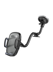 Flexi Grip Car Phone Mount Secure Windshield & Air Vent Holder, Black