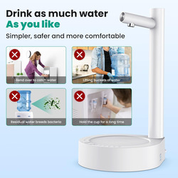 Smart Table & Desktop Water Dispenser with 7 Level Quantitative, TW1-C1-V2, White