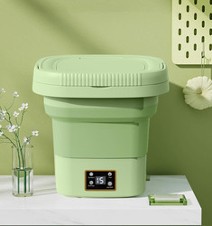 Portable Mini Washing Machine, Green