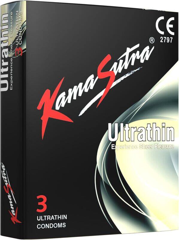 

100% Natural Kamasutra Ultra Thin Condoms 3'S