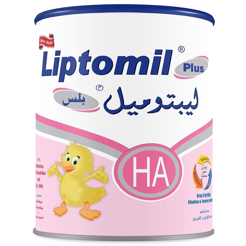

Liptomil Plus HA Hypoallergenic Infant Milk Formula (From Birth Onwards) 400gm