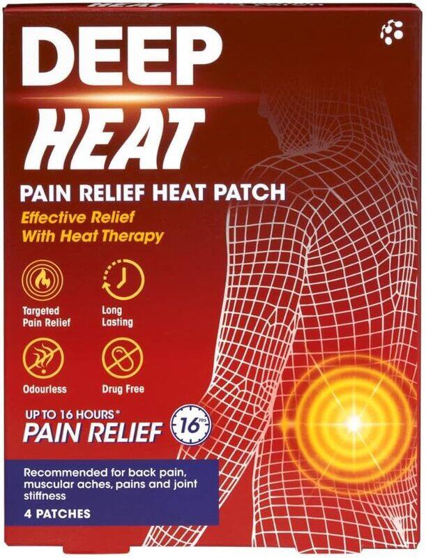 

100% Natural Deep Heat Patch 4'S