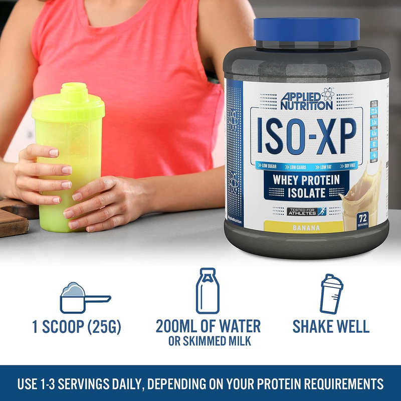 Applied Nutrition ISO-XP 100% Whey Protein Isolate, Vanilla, 1.8 Kg