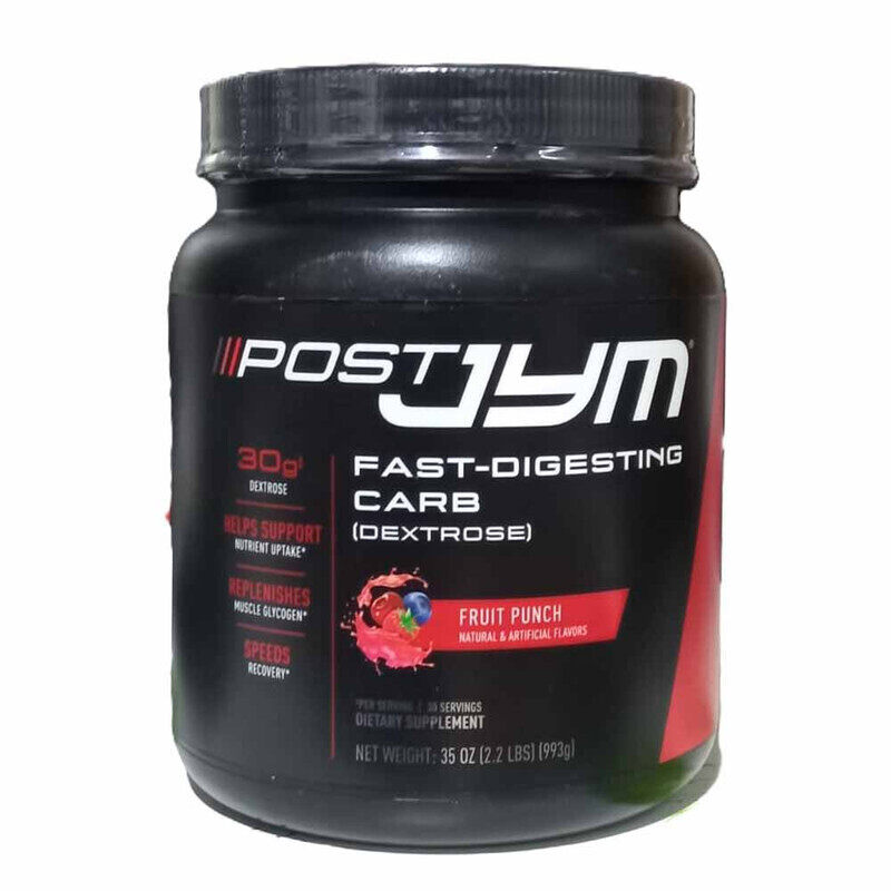 

Jym Supplements Post Jym Fast Digesting Carbs 993g Fruit Punch Flavor