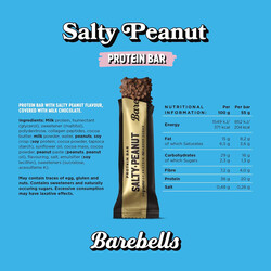 Barebells Protein Bars Salty Peanuts Pack of 12