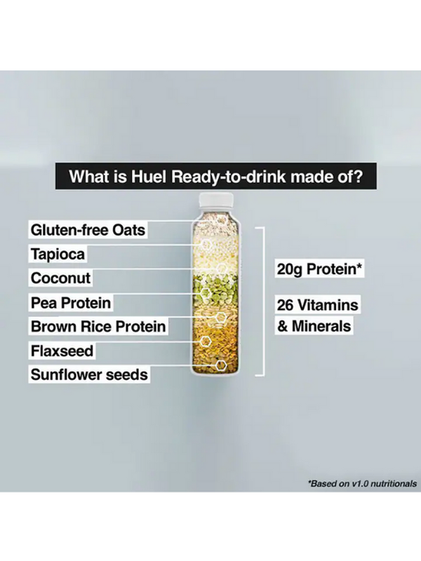 Huel Rtd 100% Nutritionally Complete Meal 500ml Chocolate Flavor