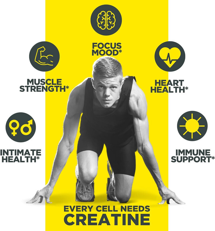 Concentrated Creatine 57.6g Raspberry Flavor 60 Serving