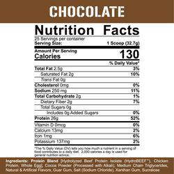 5% بروتين وقت المخفوق الغذائي، 1.8 رطل، نكهة الشوكولاتة، 25 حصة