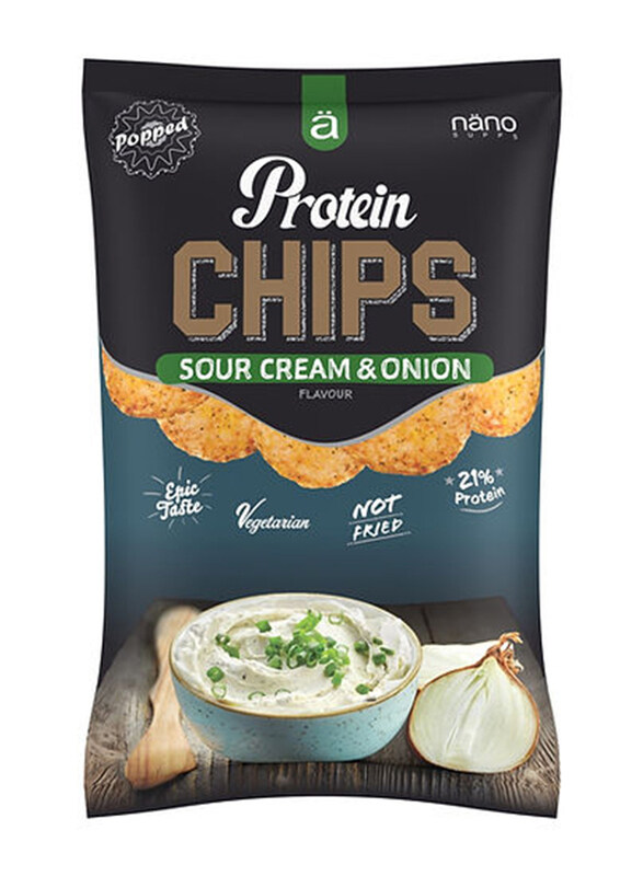 

Nano Supps Protein Chips 40g Sour Cream & Onion Flavor